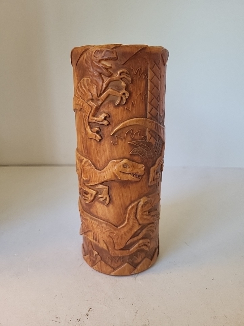 Universal Studios Jurassic World Velociraptor Dinosaur Tiki Cup